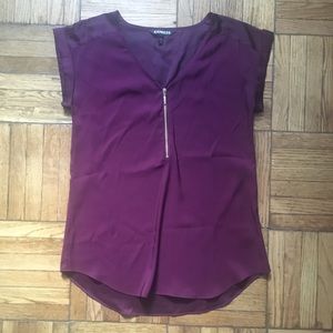 🌷 Express Zip Front Blouse